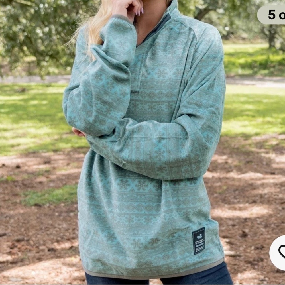 Southern Marsh Monmouth Flurry Fleece 1/4 zip pullover